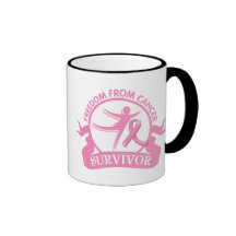 Breast Cancer - Freedom From Cancer Survivor Coffee Mug