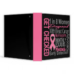 Breast Cancer Get Checked Awareness Binder