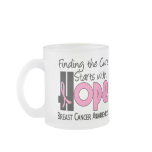 Breast Cancer HOPE 4 mugs