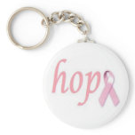 Breast Cancer Hope Key Chains