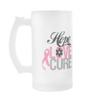 Breast Cancer HOPE LOVE CURE Gifts Mug