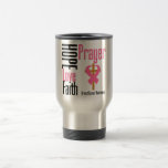 Breast Cancer Hope Love Faith Prayer Cross Coffee Mugs