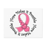 BREAST CANCER Hope Makes it  Possible Post Cards