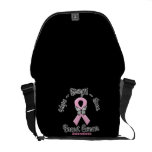 Breast Cancer Hope Strength Love Courier Bag