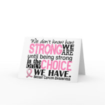 Breast Cancer How Strong We Are