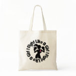 Breast Cancer I Fight Like A Girl Pose Bags