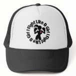 Breast Cancer I Fight Like A Girl Pose Mesh Hats