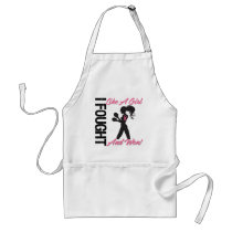 Breast Cancer I Fought Like A Girl and Won Apron