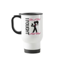 Breast Cancer I Fought Like A Girl and Won Coffee Mugs