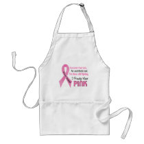 Breast Cancer I Proudly Wear Pink 1 Aprons