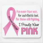 Breast Cancer I Proudly Wear Pink 1 Mousepad