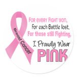Breast Cancer I Proudly Wear Pink 1 stickers