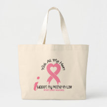 Breast Cancer I Support My Mother-In-Law Bags