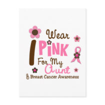 Breast Cancer I Wear Pink For My Aunt 12