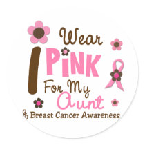 Breast Cancer I Wear Pink For My Aunt 12