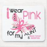 Breast Cancer I WEAR PINK FOR MY AUNT 45 Mouse Pads