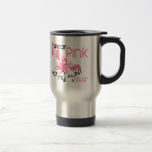 Breast Cancer I WEAR PINK FOR MY AUNT 45 Mugs