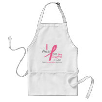 Breast Cancer I Wear Pink For My Daughter-in-Law Aprons