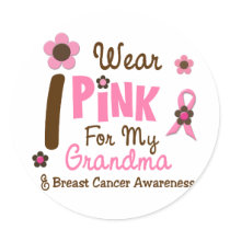 Breast Cancer I Wear Pink For My Grandma 12