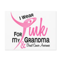 BREAST CANCER I Wear Pink For My Grandma 41