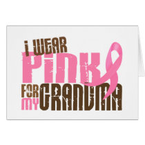 Breast Cancer I WEAR PINK FOR MY GRANDMA 6.3