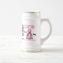 Breast Cancer I WEAR PINK FOR MY MOM 43 Coffee Mugs