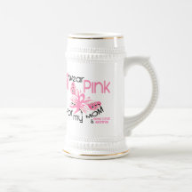 Breast Cancer I WEAR PINK FOR MY MOM 45 Coffee Mugs