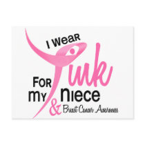 BREAST CANCER I Wear Pink For My Niece 41