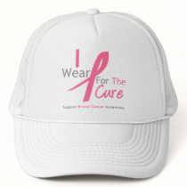 Breast Cancer I Wear Pink For The Cure Mesh Hats