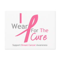 Breast Cancer I Wear Pink For The Cure Post Cards