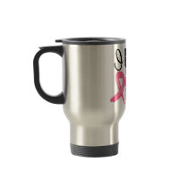 Breast Cancer I Wear Pink Ribbon For My Nana Coffee Mug