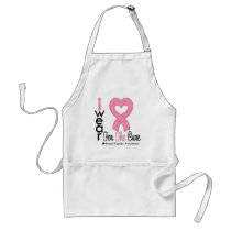 Breast Cancer I Wear Pink Ribbon For The Cure Aprons