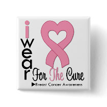 Breast Cancer I Wear Pink Ribbon For The Cure