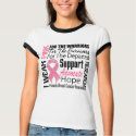 Breast Cancer I Wear Pink Ribbon TRIBUTE t-shirts