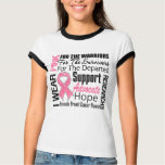 Breast Cancer I Wear Pink Ribbon TRIBUTE t-shirts