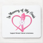 Breast Cancer In Memory of My Cousin Mouse Pads