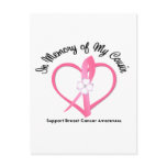 Breast Cancer In Memory of My Cousin Postcards