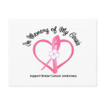 Breast Cancer In Memory of My Cousin Post Cards