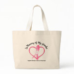 Breast Cancer In Memory of My Grandma Canvas Bags