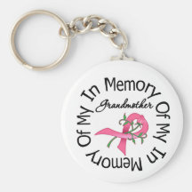 Breast Cancer In Memory of My Grandmother Key Chains