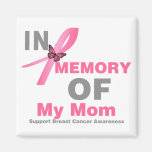 Breast Cancer In Memory of My Mom Fridge Magnet