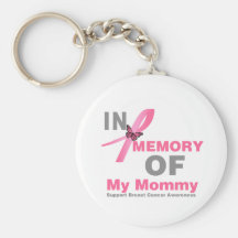 Breast Cancer In Memory of My Mommy Key Chains