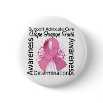 Breast Cancer Inspirations Spiral Ribbon Buttons