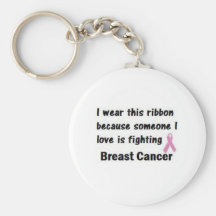 Breast cancer key chain