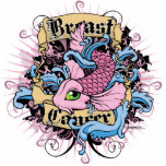 Breast Cancer Koi Fish photo sculptures