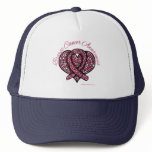 Breast Cancer Mosaic Heart Ribbon
