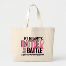 Breast Cancer My BATTLE TOO 1 Mommy Bag