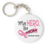 Breast Cancer MY HERO, MY MOM 42 Key Chains