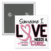 Breast Cancer NEEDS A CURE 2 Pins