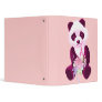 Breast Cancer Panda Bear 3 Ring Binder